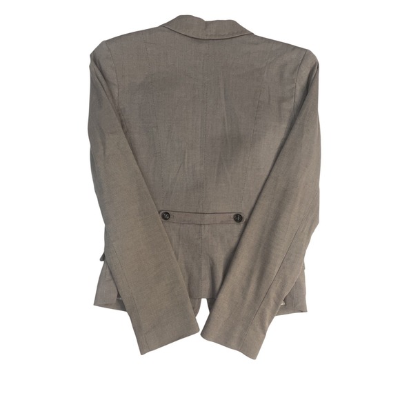 H&M Beige Women's Blazer Size S long Sleeves, Button Closure, Pockets - Picture 12 of 14